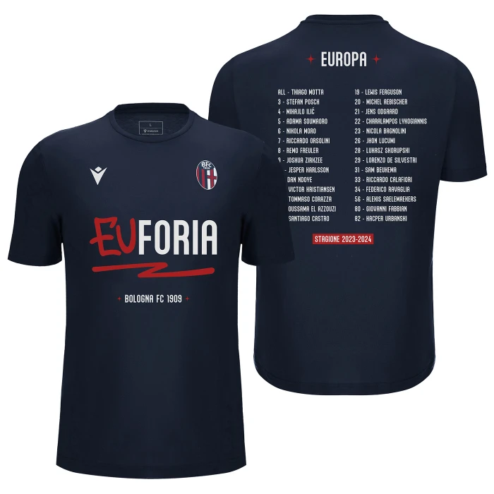 BOLOGNA T-SHIRT CELEBRATIVA EUFORIA 2023/24