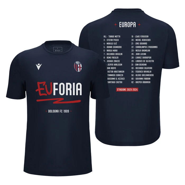 BOLOGNA T-SHIRT BAMBINO CELEBRATIVA EUFORIA 2023/24