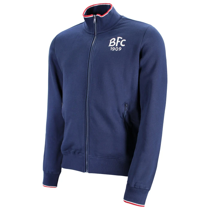 BOLOGNA TRACK TOP FULL ZIP FAN NAVY 2024/25