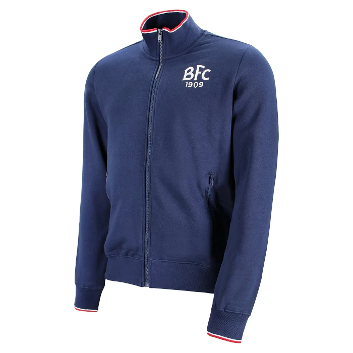 BOLOGNA TRACK TOP FULL ZIP BAMBINO NAVY 2024/25