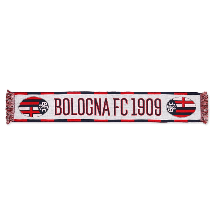 BOLOGNA FC WHITE JACQUARD SCARF