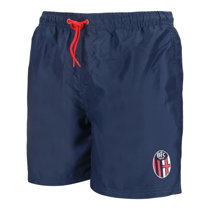 BOLOGNA FC LOGO BLUE SWIM SHORT - KIDS